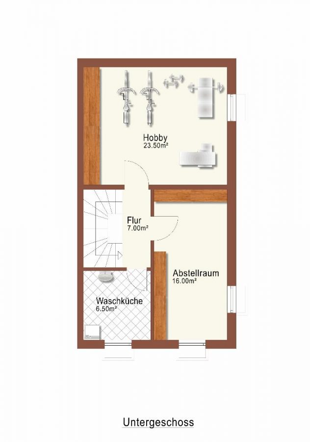 Grundrissplan UG-technisch bearbeitet - VIEL, VIEL PLATZ FÜR DIE GANZE FAMILIE