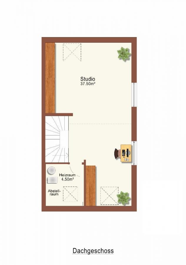 Grundrissplan DG-technisch bearbeitet - VIEL, VIEL PLATZ FÜR DIE GANZE FAMILIE
