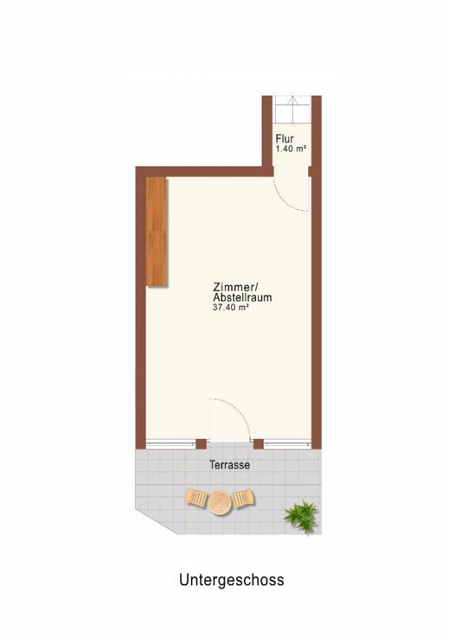Grundrissplan UG-technisch bearbeitet - WOHNEN & INVESTIEREN AM NATURPARK SCHÖNBUCH-3-FAMILIENHAUS MIT ANBAU 1-FAMILIENHAUS